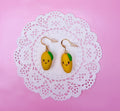 Polymer Clay Kawaii Lemon Earrings