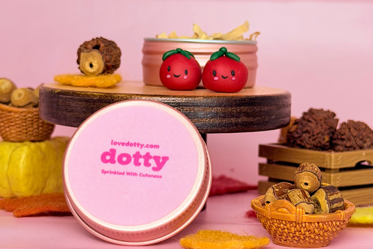 Polymer Clay Kawaii Tomato Figurines