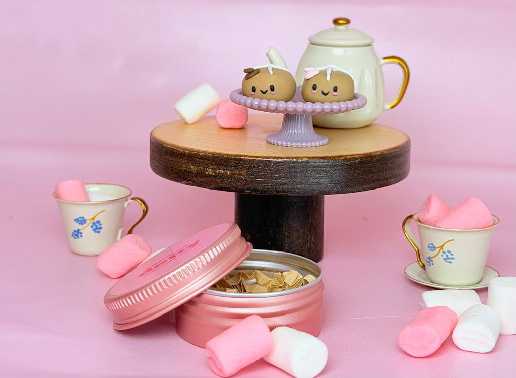 Polymer Clay Kawaii Hot Cross Bun Figurines